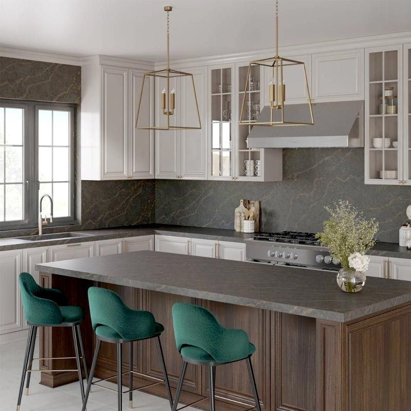 Plan de travail en Quartz Silestone® Bohemian Flame